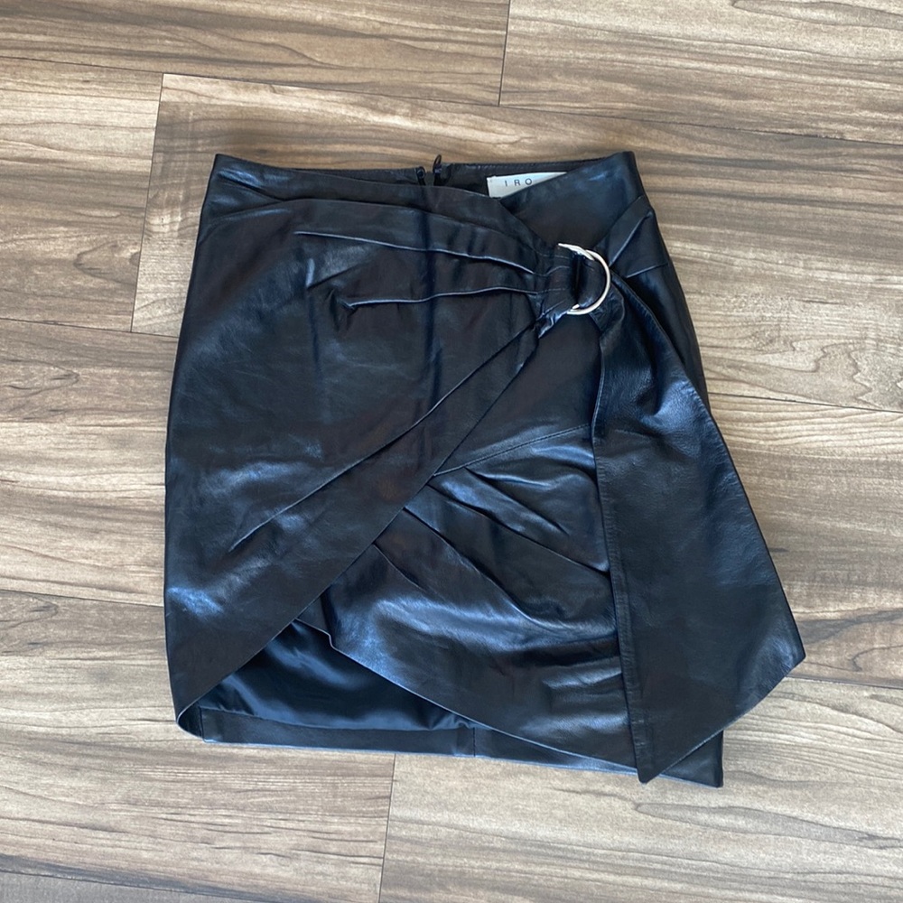 Iro Lamb Leather Skirt
